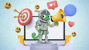 chameleon on a crafted costume