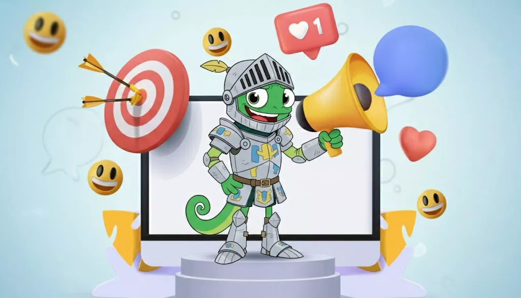 chameleon on a crafted costume